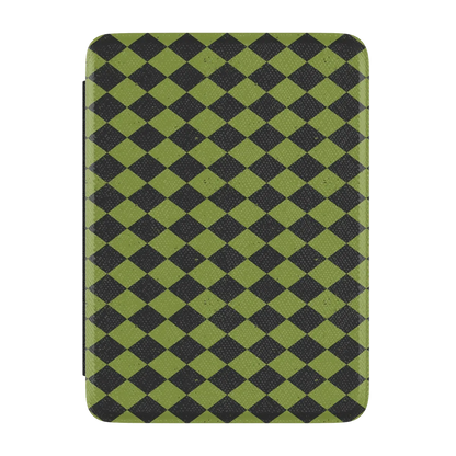 Wicked Hex | Green Checkered Kindle Case | Casely