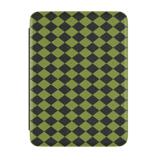 Wicked Hex | Green Checkered Kindle Case | Casely