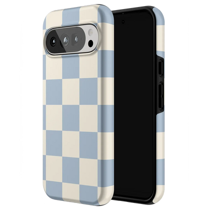 Fit Check | Light Blue Checkerboard Case