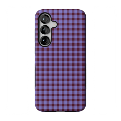 Sweet Jam | Purple Gingham Case - Galaxy S25 Plus