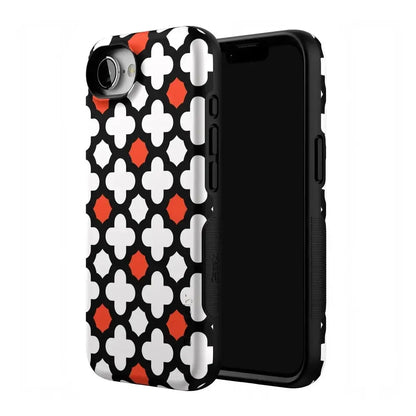 Red Lattice Tile | High Contrast Design Case Phone Case Casetry