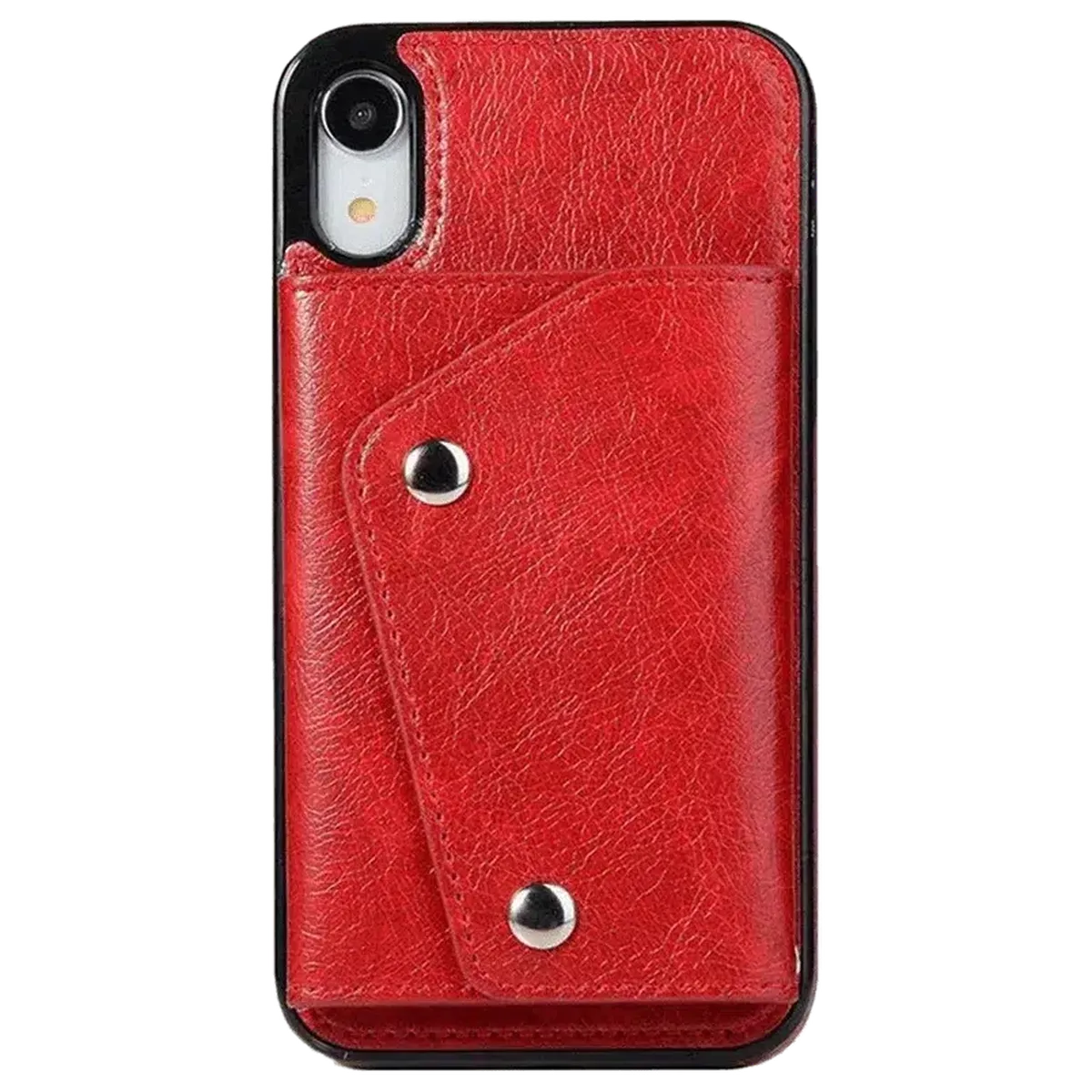 Red Vegan Leather | Wallet Case iPhone Case get.casely