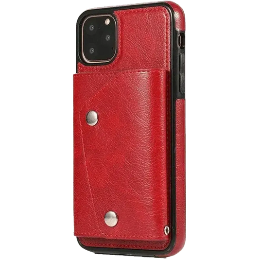 Red Vegan Leather | Wallet Case iPhone Case get.casely Wallet iPhone 11