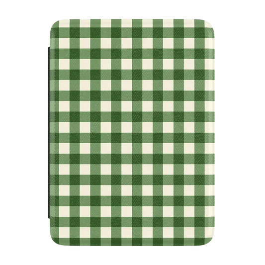 Checked Twice | Green Plaid Kindle Case | Casely