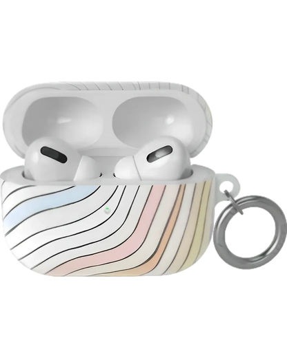 Ride The Wave | Pastel Rainbow Lined AirPods Case AirPods Case get.casely AirPods Pro 2 Case