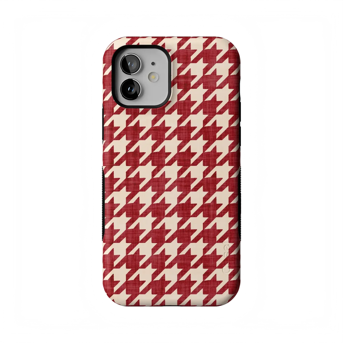 Scarlet Stitch | Red Houndstooth Case