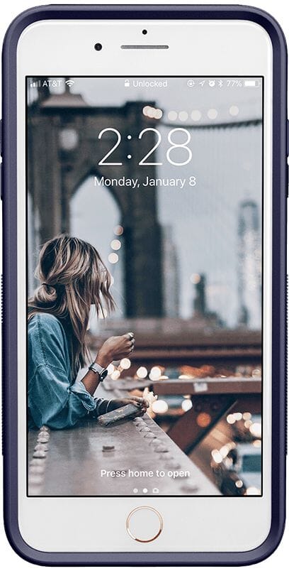 Rose to Fame | Blue & White Rose Floral Case iPhone Case get.casely