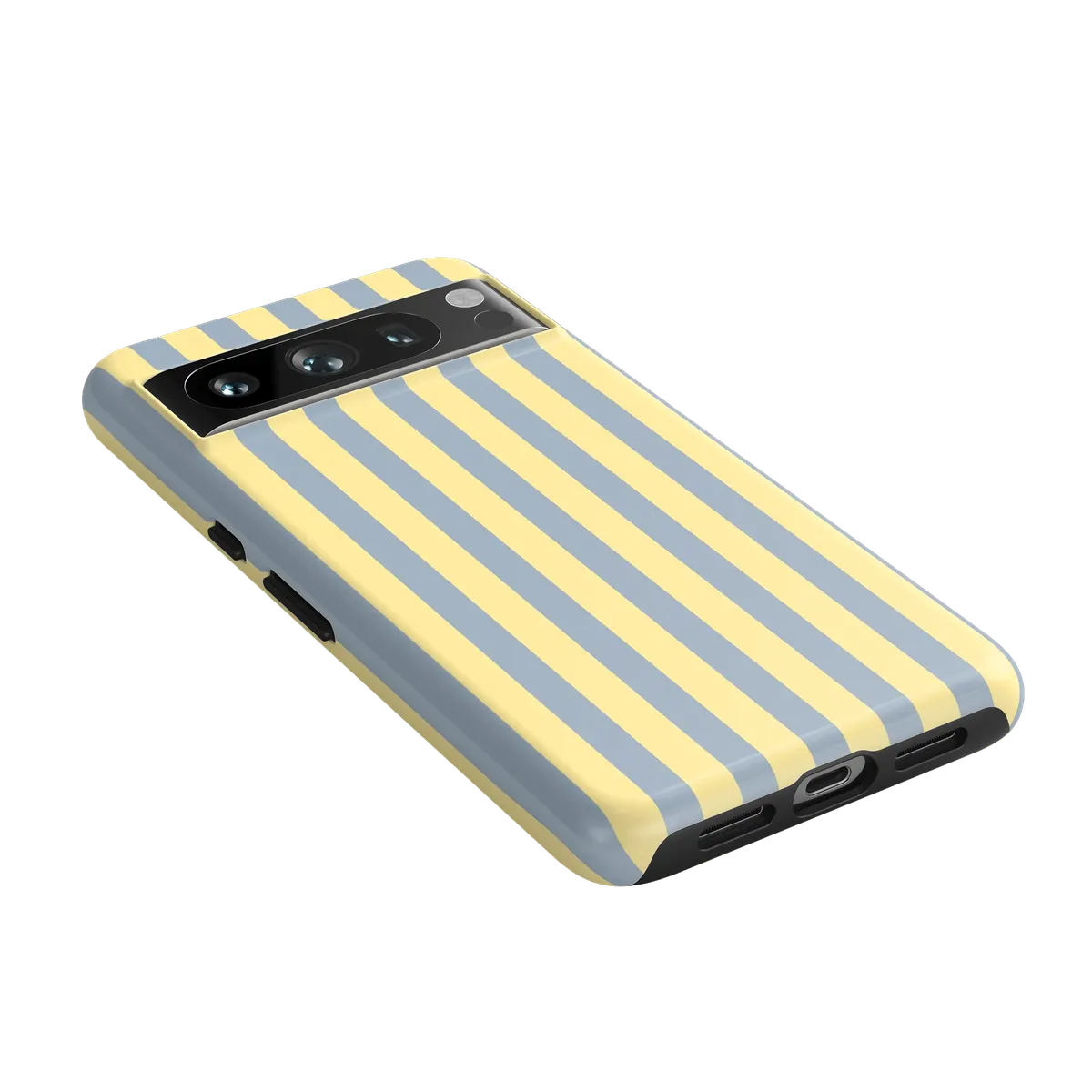 Coastline Stripes | Blue & Yellow Case