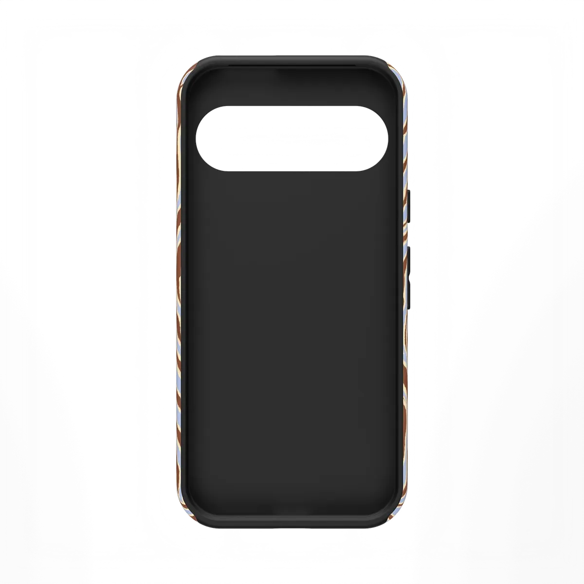 Untamed | Brown & Blue Zebra Case