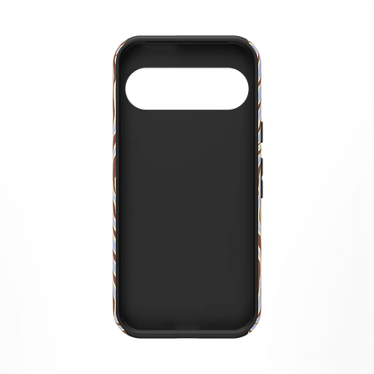 Untamed | Brown & Blue Zebra Case