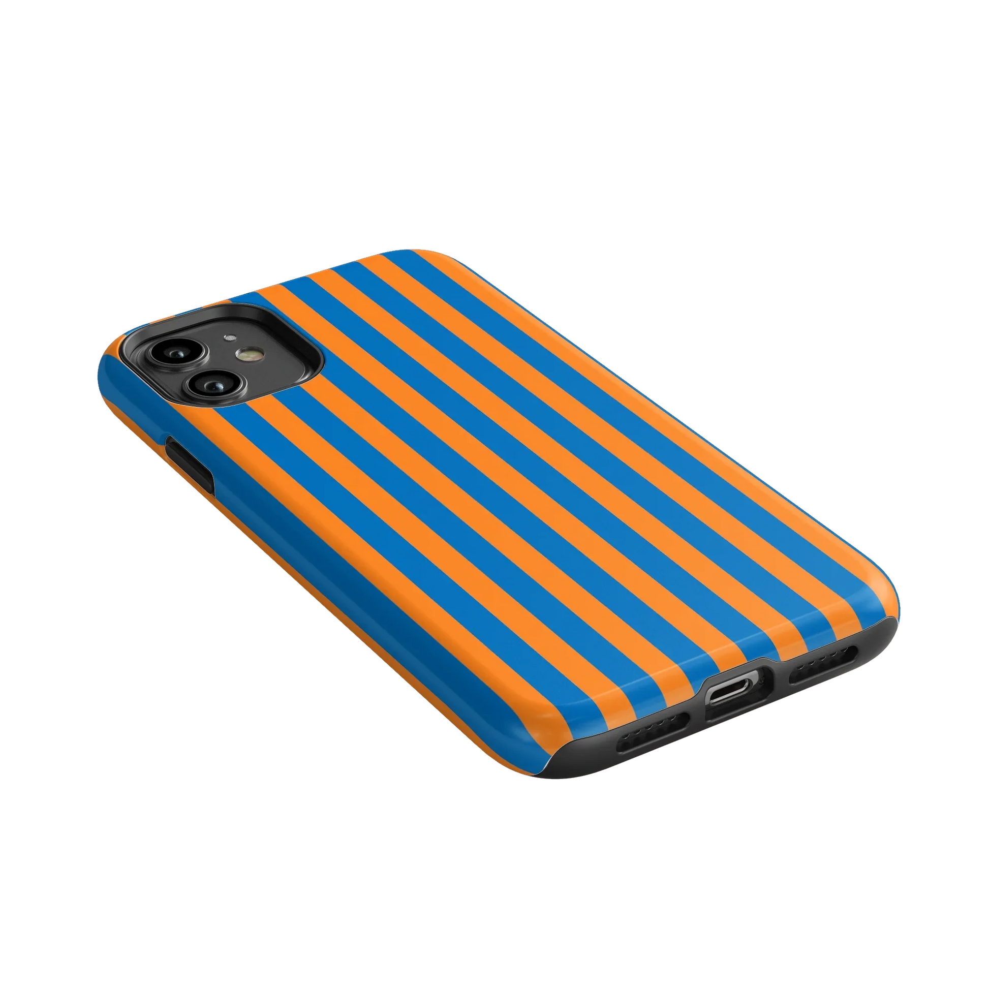 Go New York | Blue & Orange Stripes Case