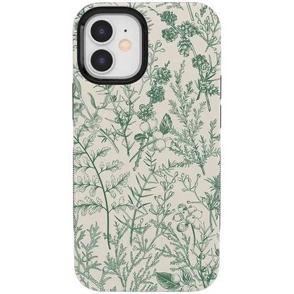 Sage Garden | Green Floral Case iPhone Case get.casely Bold + MagSafe® iPhone 12