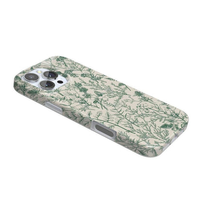 Sage Garden | Green Floral Case iPhone Case get.casely