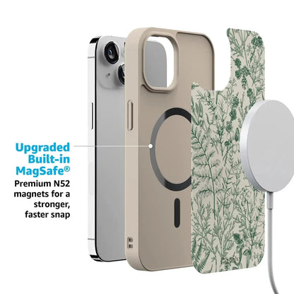 Sage Garden | Green Floral Case iPhone Case get.casely