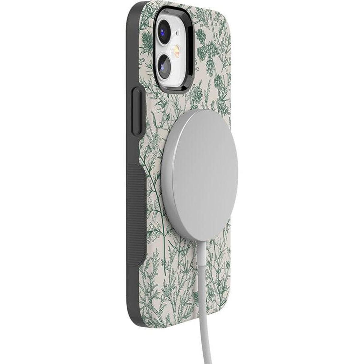 Sage Garden | Green Floral Case iPhone Case get.casely