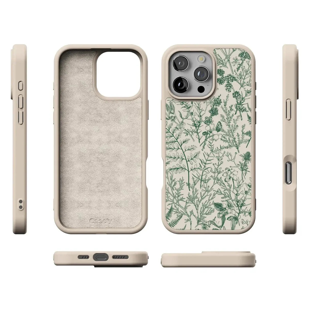 Sage Garden | Green Floral Case iPhone Case get.casely