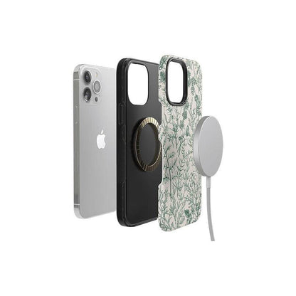 Sage Garden | Green Floral Case iPhone Case get.casely