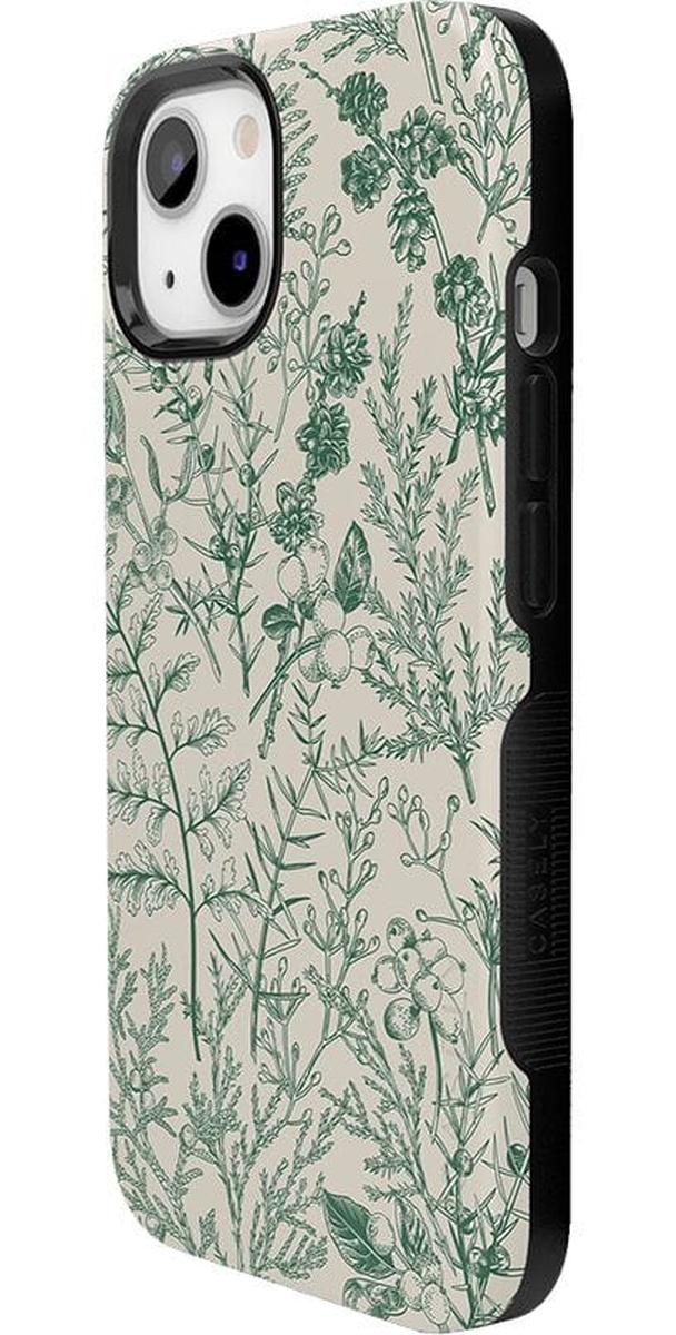 Sage Garden | Green Floral Case iPhone Case get.casely