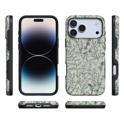Sage Garden | Green Floral Case iPhone Case get.casely