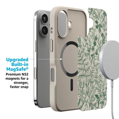 Sage Garden | Green Floral Case iPhone Case get.casely