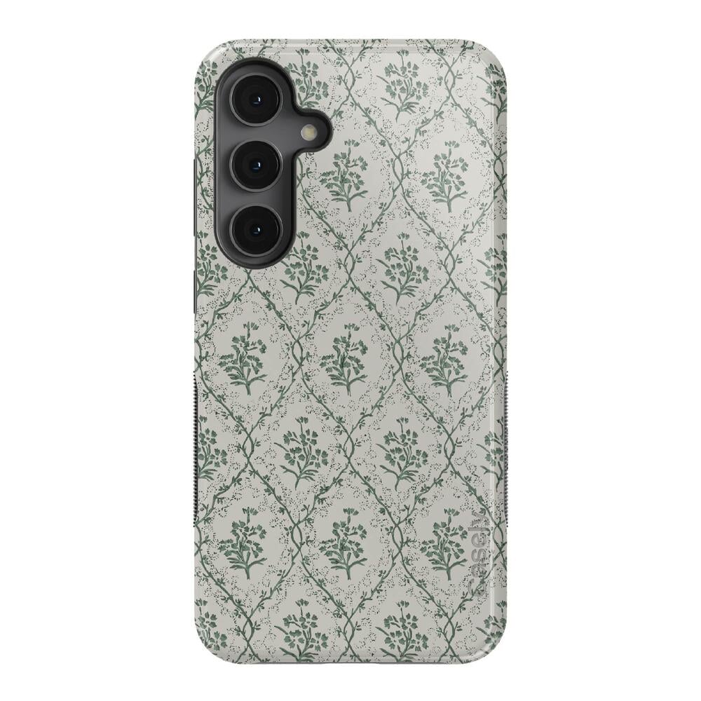 Sage Tapestry | Floral Vines Case iPhone Case get.casely Bold Flex + MagSafe® Galaxy S25 Plus