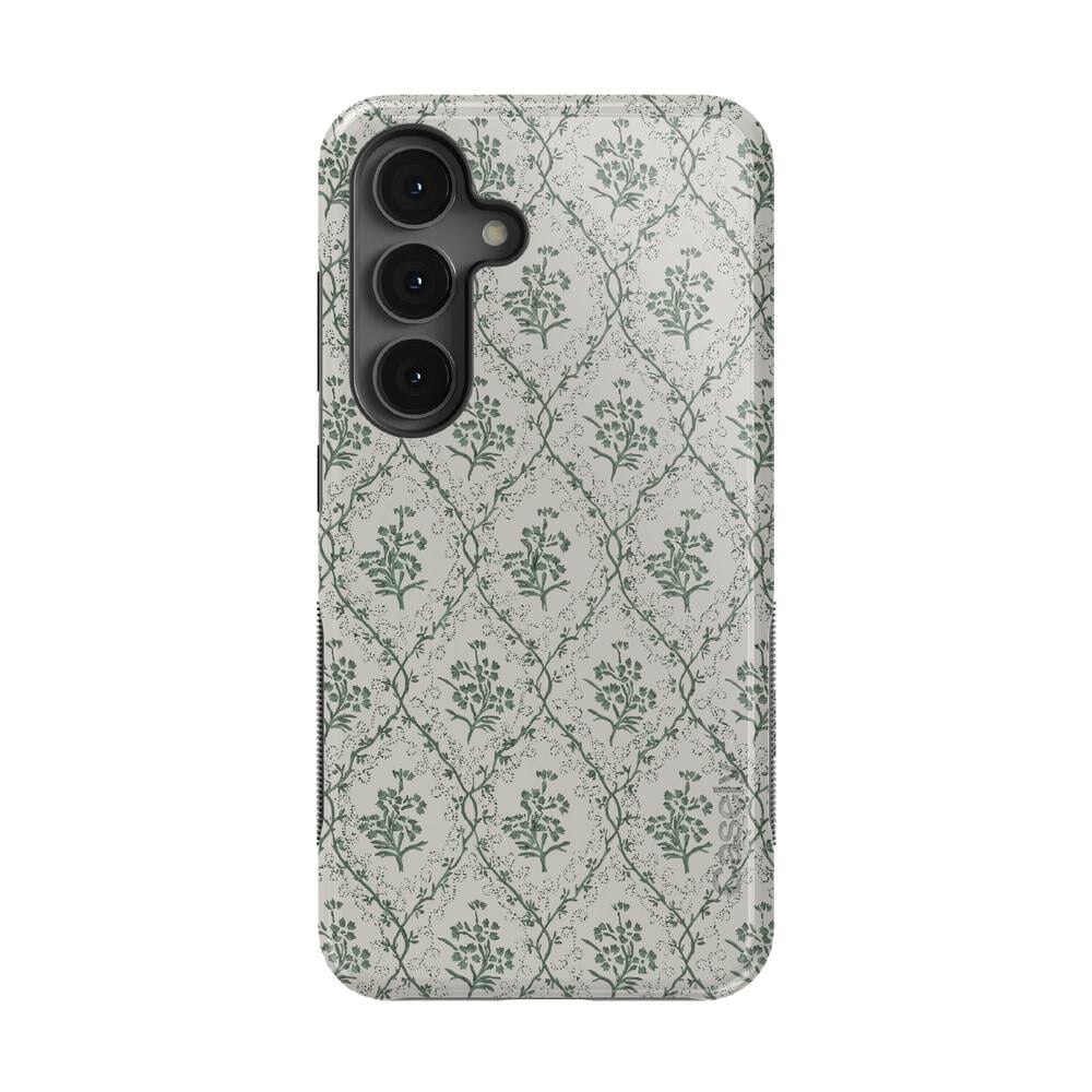 Sage Tapestry | Floral Vines Case iPhone Case get.casely Bold Flex + MagSafe® Galaxy S25