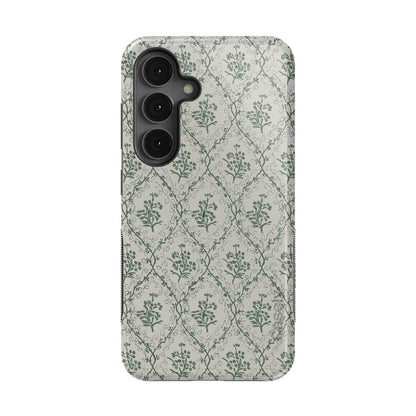 Sage Tapestry | Floral Vines Case iPhone Case get.casely Bold Flex + MagSafe® Galaxy S25