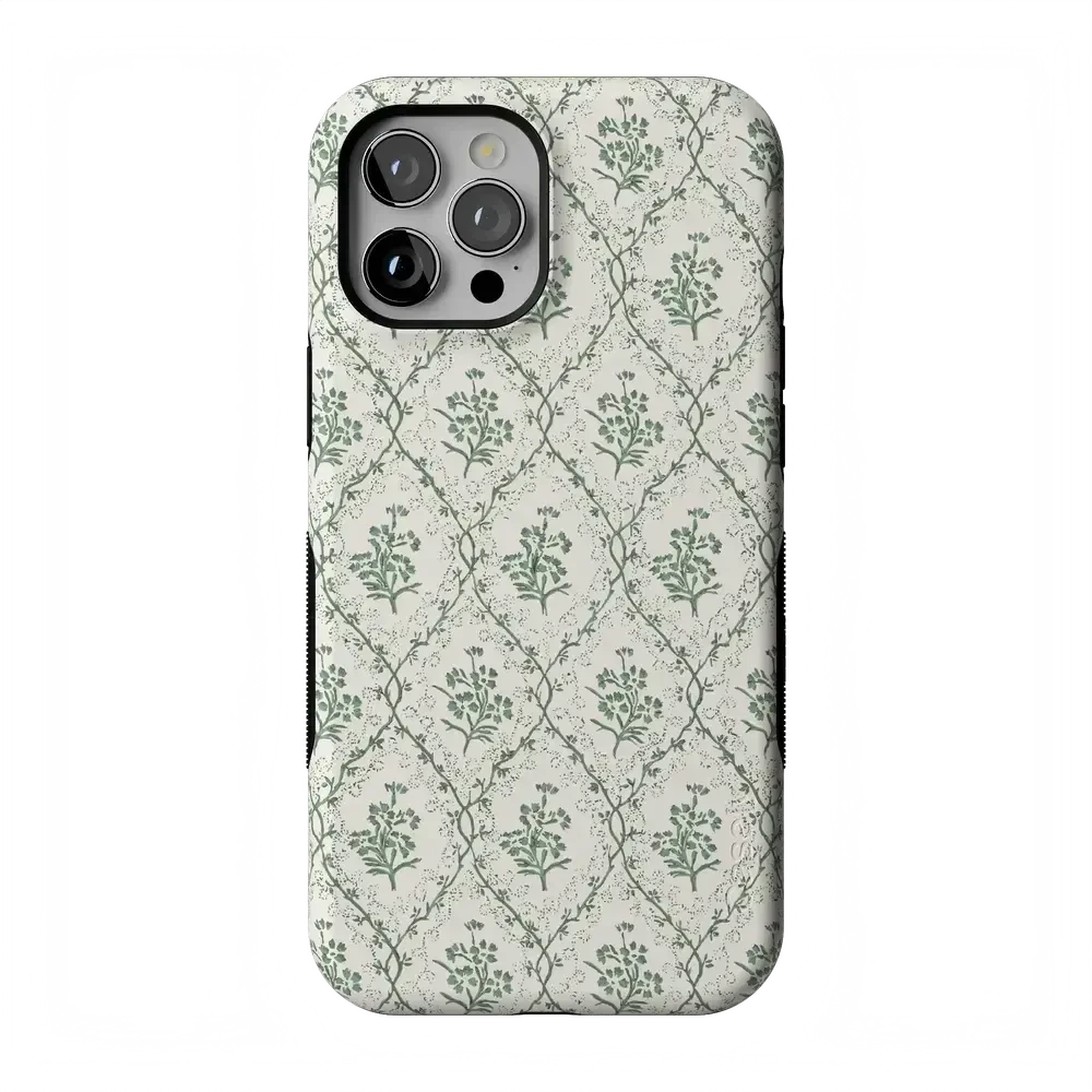 Sage Tapestry | Floral Vines Case iPhone Case get.casely Bold Flex + MagSafe® iPhone 12 Pro Max
