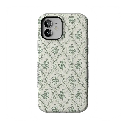 Sage Tapestry | Floral Vines Case iPhone Case get.casely Bold Flex + MagSafe® iPhone 12 Pro