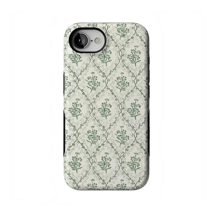 Sage Tapestry | Floral Vines Case iPhone Case get.casely Bold Flex + MagSafe® iPhone 16e