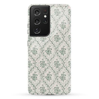 Sage Tapestry | Floral Vines Case iPhone Case get.casely Essential Galaxy S21 Ultra