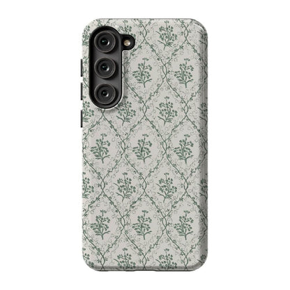 Sage Tapestry | Floral Vines Case iPhone Case get.casely Essential Galaxy S23 Plus