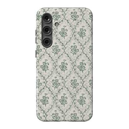 Sage Tapestry | Floral Vines Case iPhone Case get.casely Essential Galaxy S24 Plus