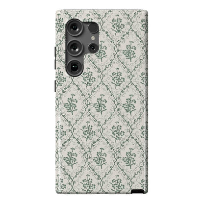 Sage Tapestry | Floral Vines Case iPhone Case get.casely Essential Galaxy S24 Ultra