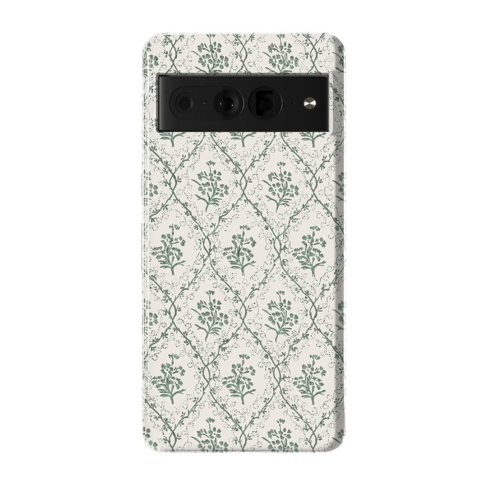 Sage Tapestry | Floral Vines Case iPhone Case get.casely Essential Google Pixel 7 Pro