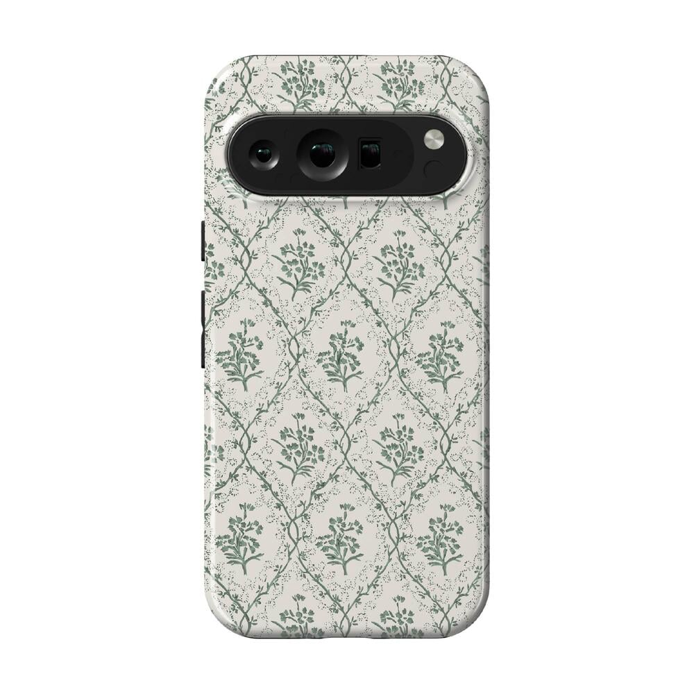 Sage Tapestry | Floral Vines Case iPhone Case get.casely Essential Google Pixel 9 Pro