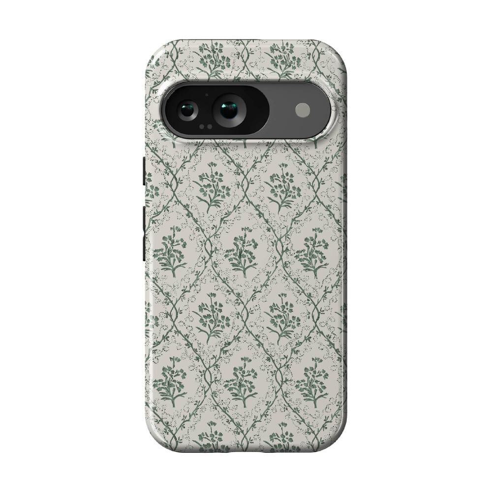 Sage Tapestry | Floral Vines Case iPhone Case get.casely Essential Google Pixel 9