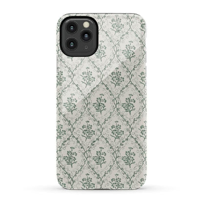 Sage Tapestry | Floral Vines Case iPhone Case get.casely Essential iPhone 11 Pro Max