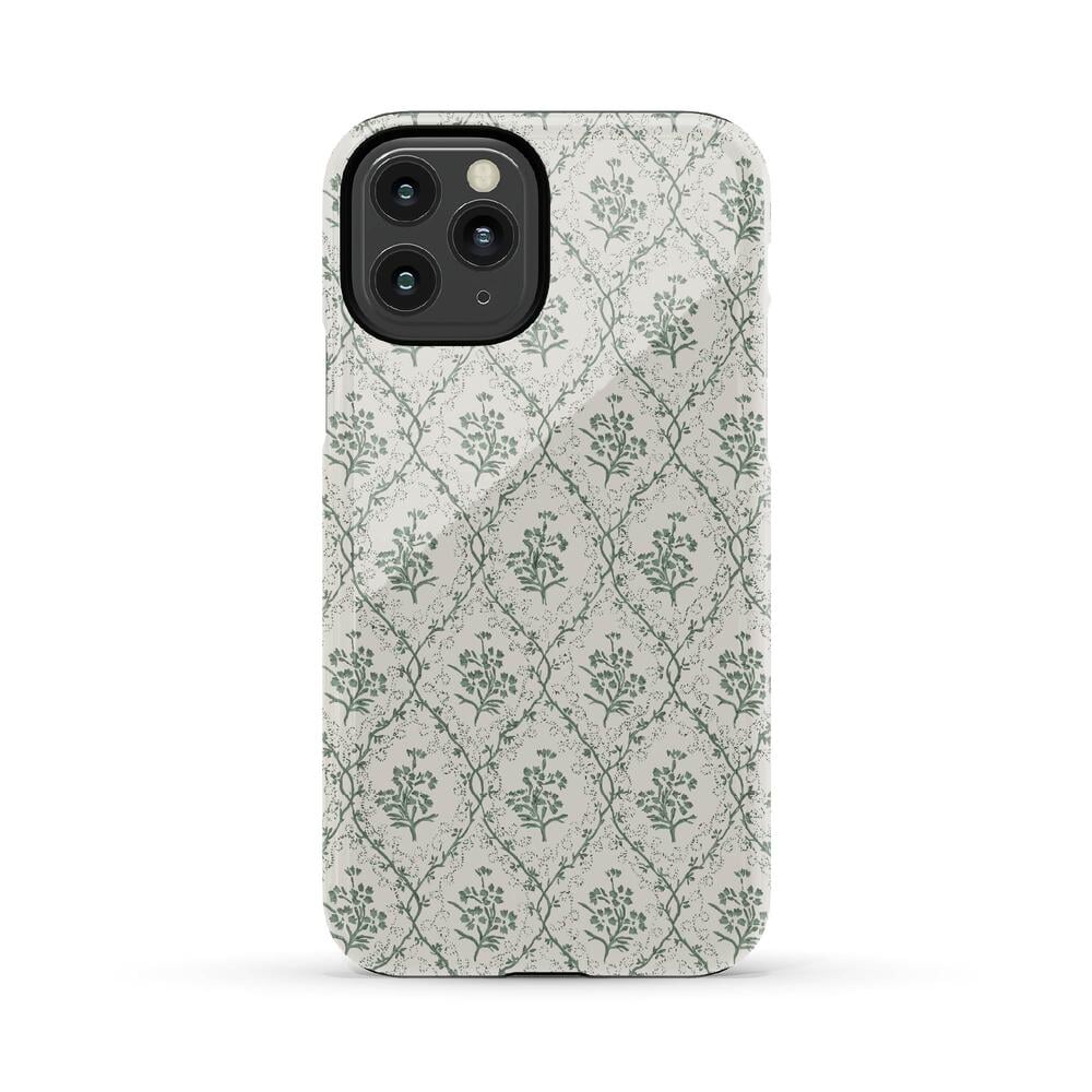 Sage Tapestry | Floral Vines Case iPhone Case get.casely Essential iPhone 11 Pro