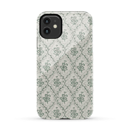 Sage Tapestry | Floral Vines Case iPhone Case get.casely Essential iPhone 11