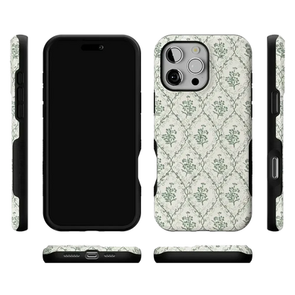Sage Tapestry | Floral Vines Case iPhone Case get.casely