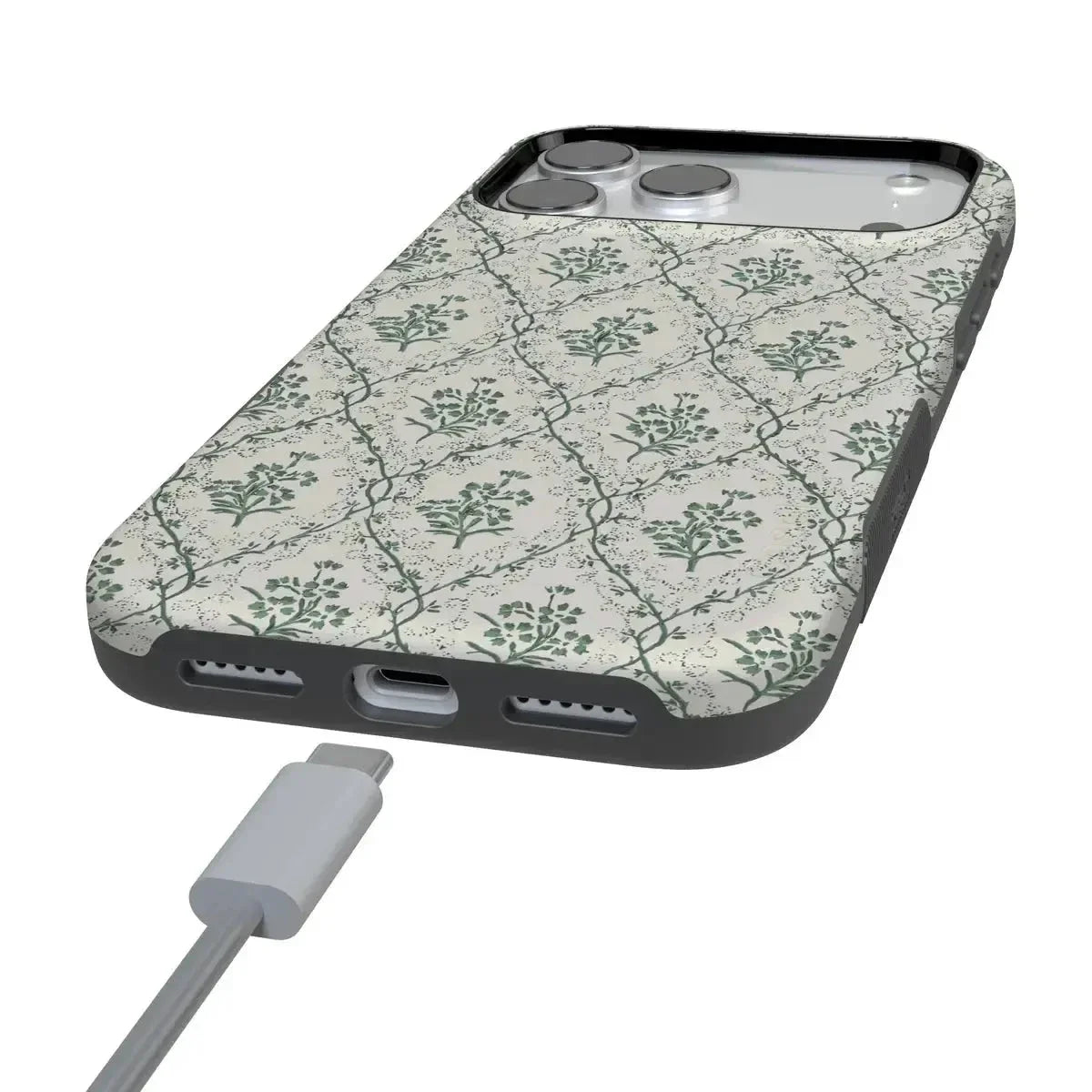Sage Tapestry | Floral Vines Case iPhone Case get.casely