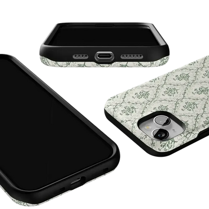 Sage Tapestry | Floral Vines Case iPhone Case get.casely