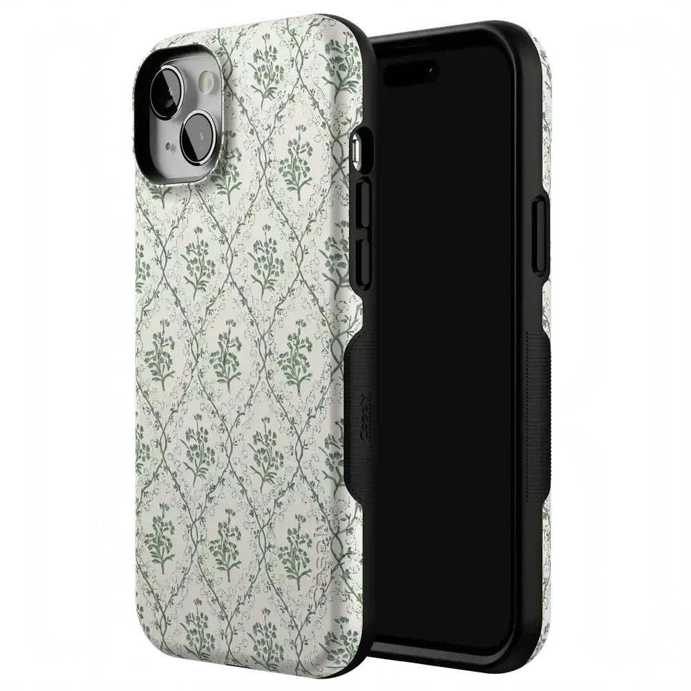 Sage Tapestry | Floral Vines Case iPhone Case get.casely