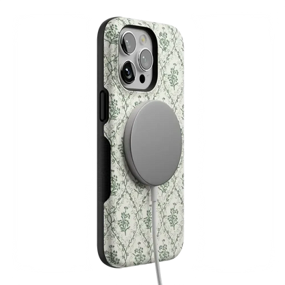 Sage Tapestry | Floral Vines Case iPhone Case get.casely