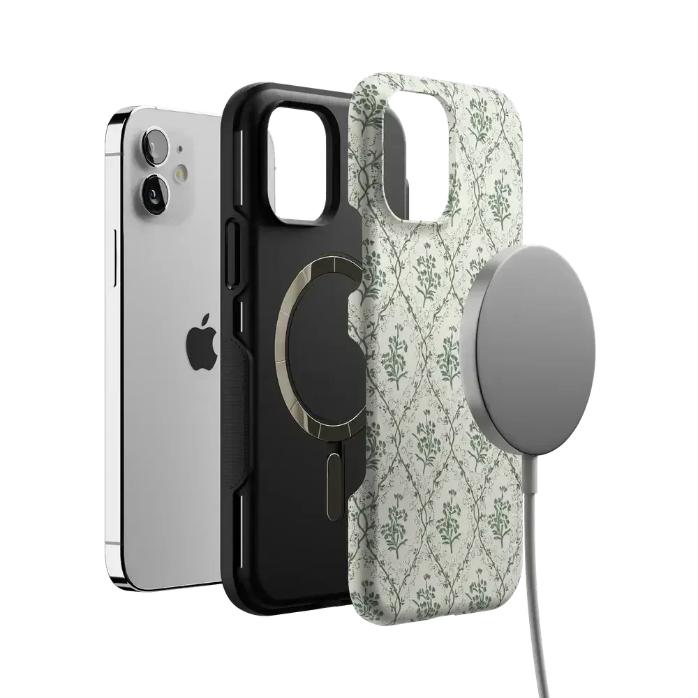 Sage Tapestry | Floral Vines Case iPhone Case get.casely