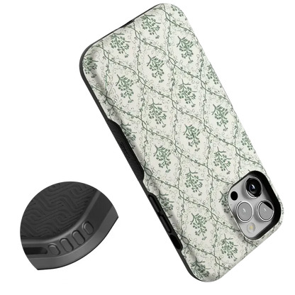 Sage Tapestry | Floral Vines Case iPhone Case get.casely