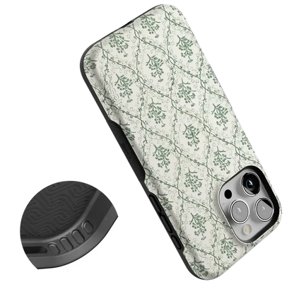 Sage Tapestry | Floral Vines Case iPhone Case get.casely