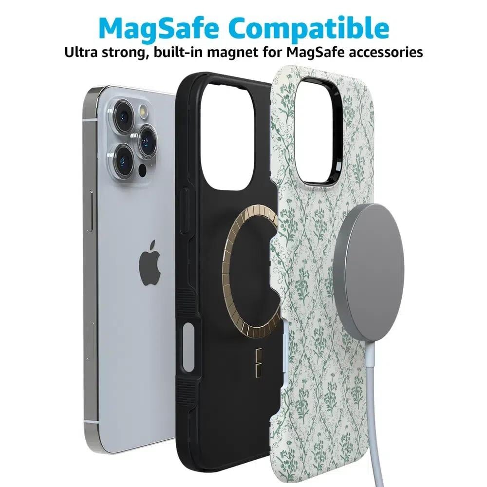 Sage Tapestry | Floral Vines Case iPhone Case get.casely