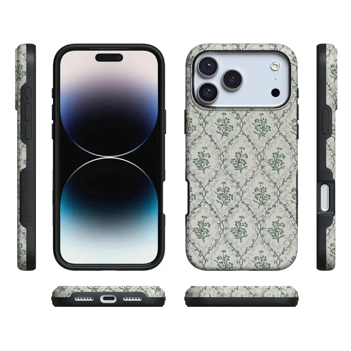 Sage Tapestry | Floral Vines Case iPhone Case get.casely
